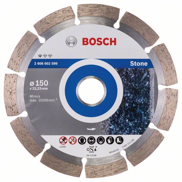 Disque à tronçonner diamanté Standard for Stone Bosch 2608602599