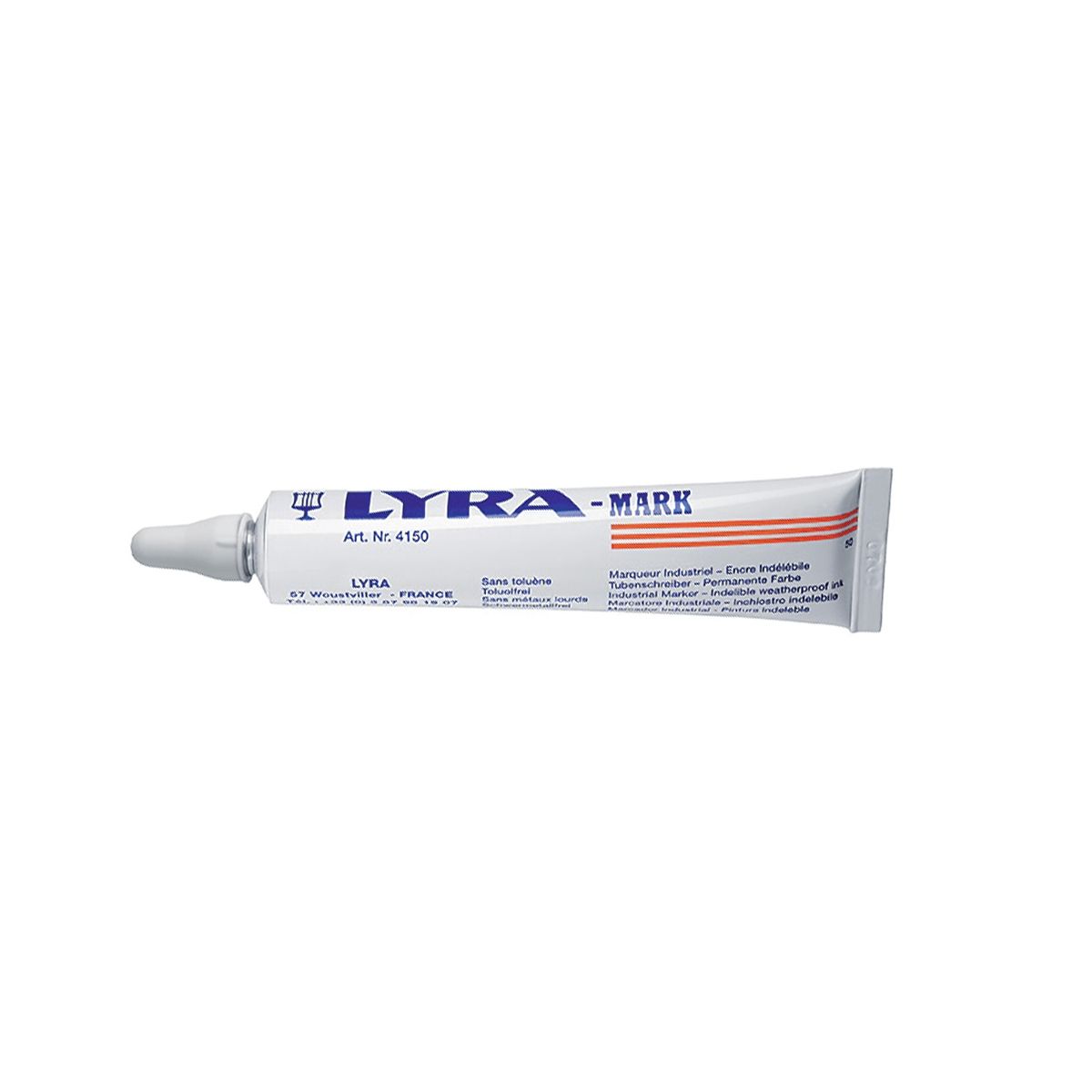 Feutre permanent LYRA pointe 2/3mm blanc