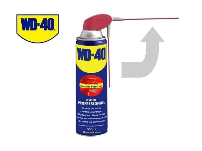 WD40 Produit Lubrifiant Multifonction Spray 500ml double position
