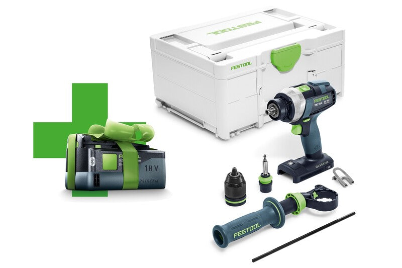 Festool Perceuse-visseuse sans fil TDC 18/4 I-Basic + 1 batterie 5,0 QUAD - 577052
