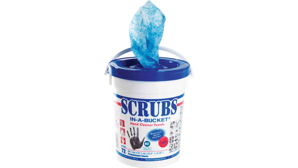 LINGETTES DEGRAISSANTES SCRUBS SEAU DE 72 LINGETTES - 042272