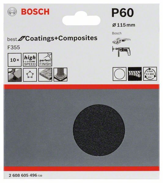 10 Abr Meul Ø 115 G60 BFS Bosch 2608605496