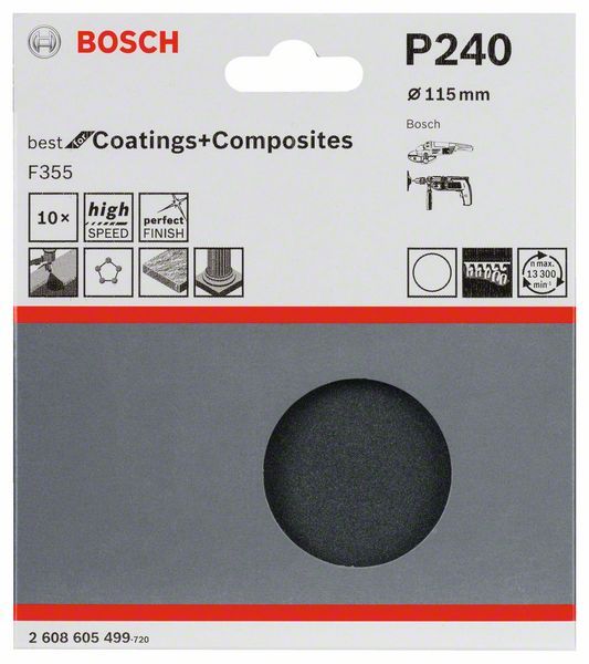 10 Abr Meul Ø 115 G220 BFS Bosch 2608605499