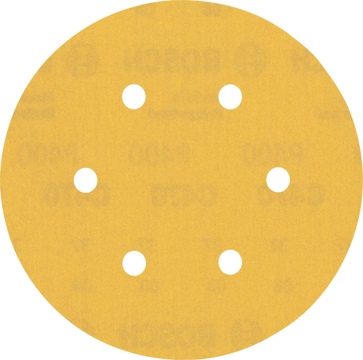 Feuille abrasive Expert C470 pour ponceuses excentriques 150mm, 6 trous, G400 50 pces