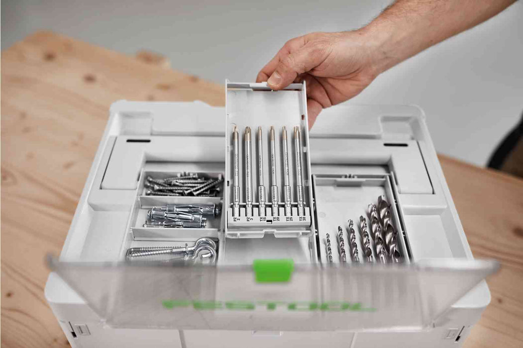 Festool Coffret de forets hélicoïdaux BKS SYS3 D3-10 HSS CE - 577402 Festool