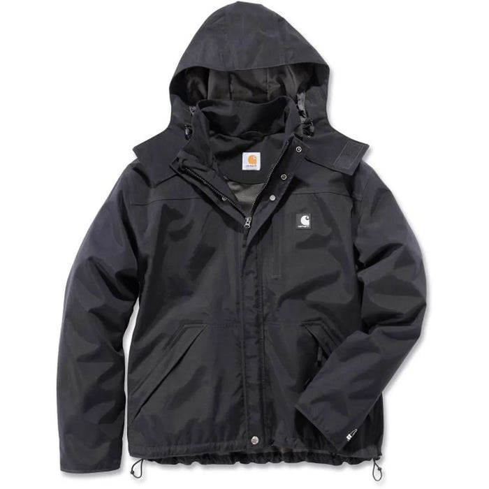 Blouson WATERPROOF SHORELINE JACKET BLACK CARHARTT