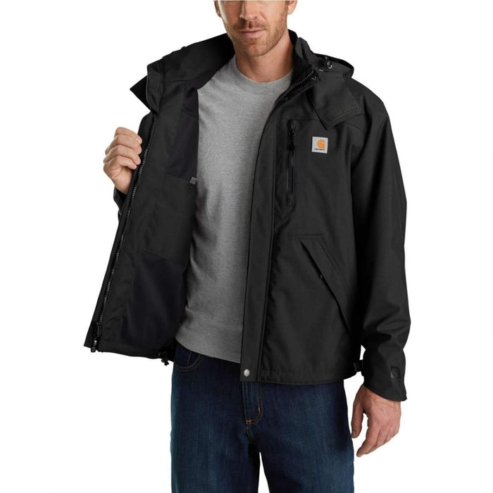 Blouson WATERPROOF SHORELINE JACKET BLACK CARHARTT