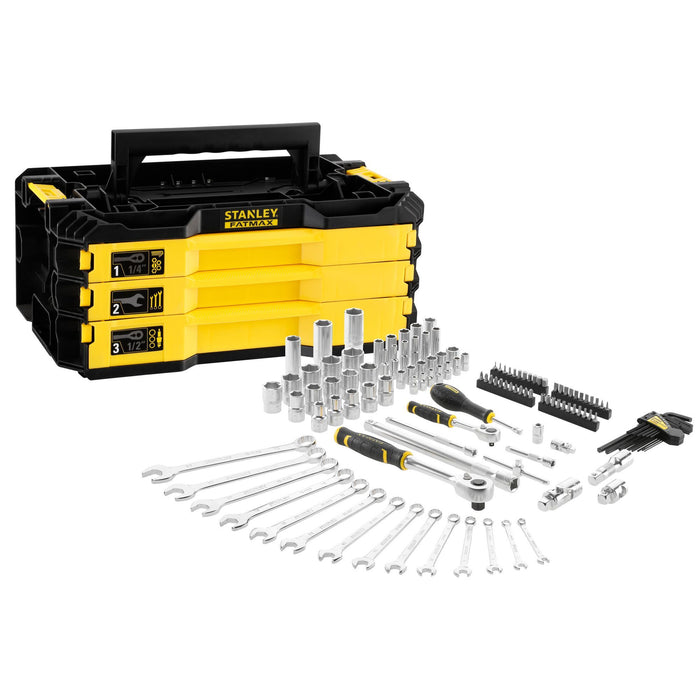 Boite à outils 3 tiroirs complète 126 pcs -  PRO-STACK FMMT98107-1 STANLEY