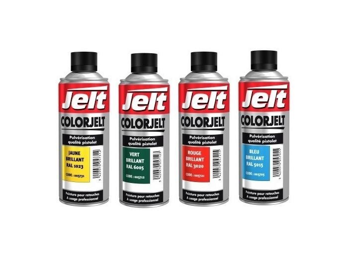 Spray de peinture couleur fini brillant COLORJELT Jaune RAL 1023