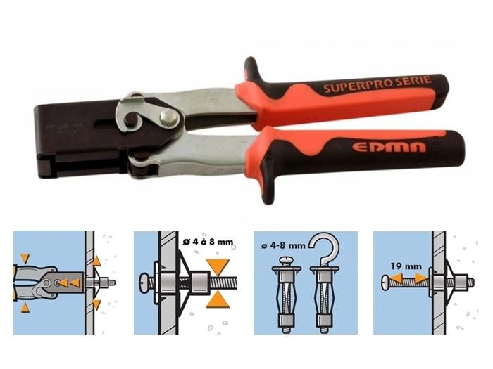 Pince professionnelle d'expansion des chevilles métalliques universelles