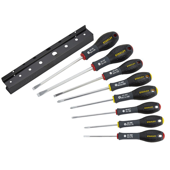 Tournevis Electricien + Mecanicien + Phillips - Jeu De 8Pcs Stanley 0-65-437