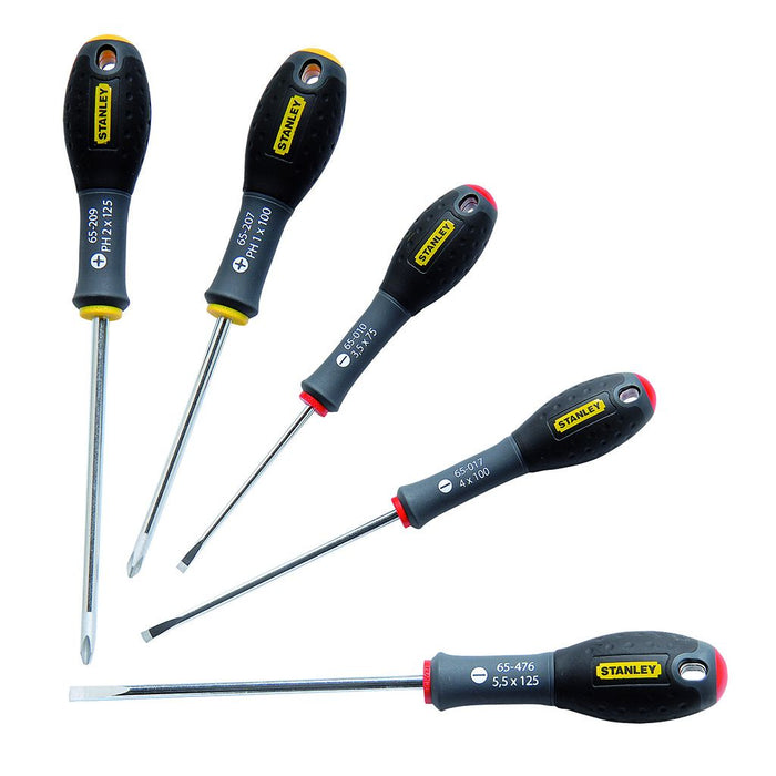 Tournevis Electricien + Phillips - Jeu De 5Pcs Fatmax Stanley 0-65-440