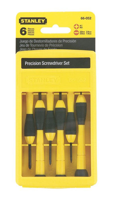 Tournevis Horloger Bimatiere Coffret 6Pcs Stanley 0-66-052