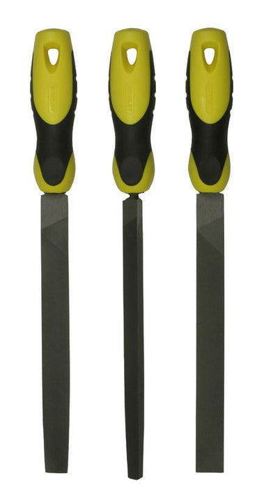 Limes Mi-Douces 200Mm - Jeu De 3Pcs Stanley 0-22-464