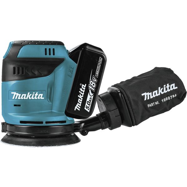 Ponceuse excentrique 18 V Li-Ionø 125 mm (Produit seul) DBO180RTJ MAKITA