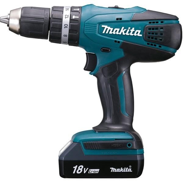 Perceuse visseuse a percussion 18 V Li-Ion 1,3 Ah  13 mm Makita