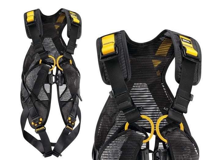 Harnais antichute Newton Easyfit T2 version EU noir et jaune Petzl