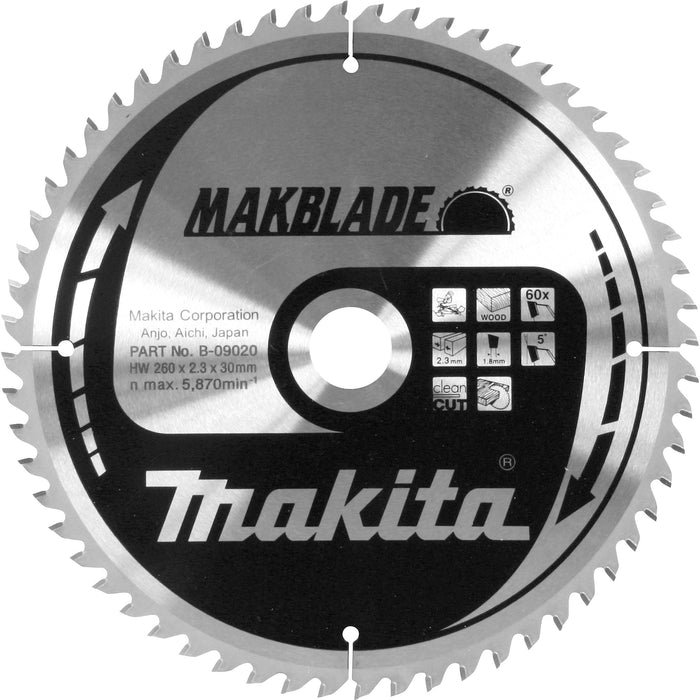 Lame Carbure Makblade Bois 305x30 mm 40D Makita B-08997