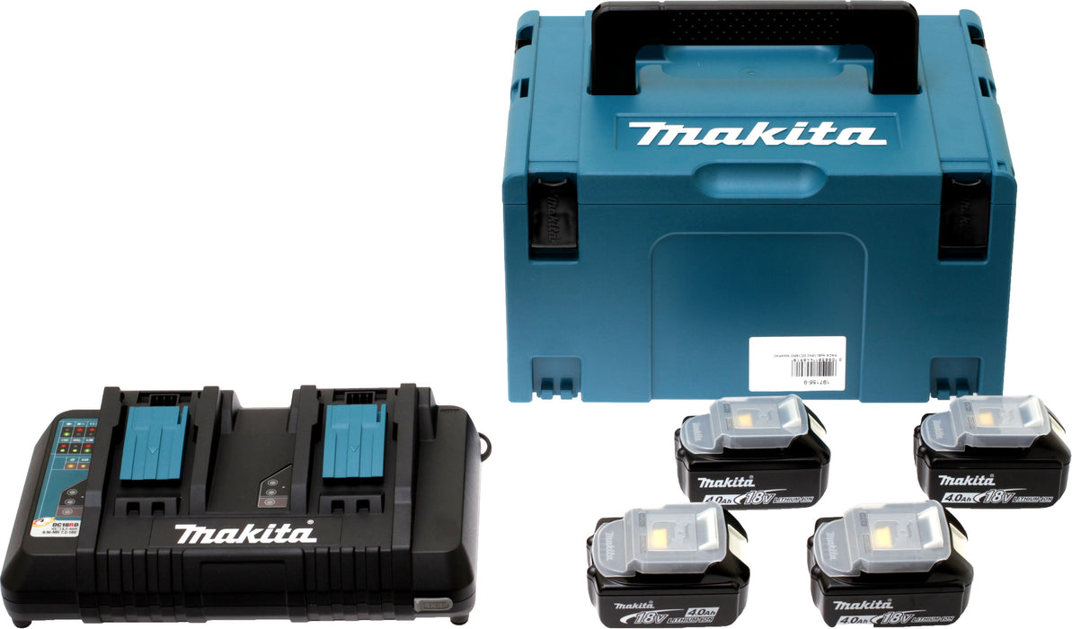 Pack 4xbl1840B Dc18Rd Makpac Makita 197503-4