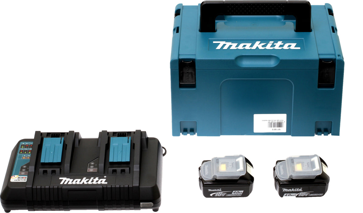 Pack 2xbl1860B Dc18Rd Makpac Makita 198077-8