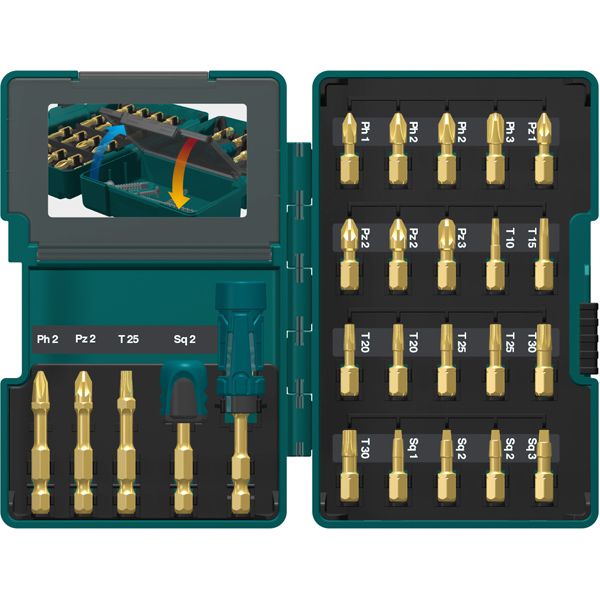 Coffret 26 Pcs Vissage Impact Gold Makita B-49915