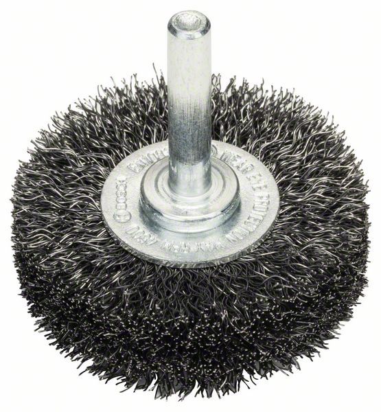 Brosse circulaire 50 mm à fils d'acier ondulés 0,2 mm Bosch 2608622111