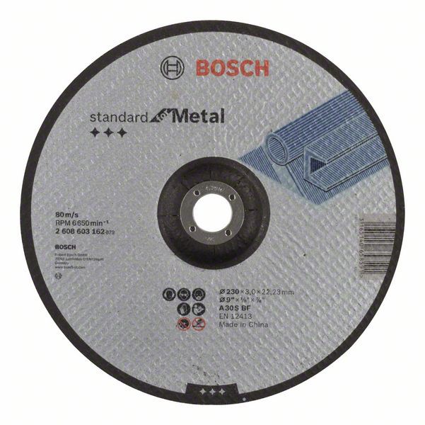 Disque à tronçonner à moyeu déporté Standard for Metal Bosch 2608603162