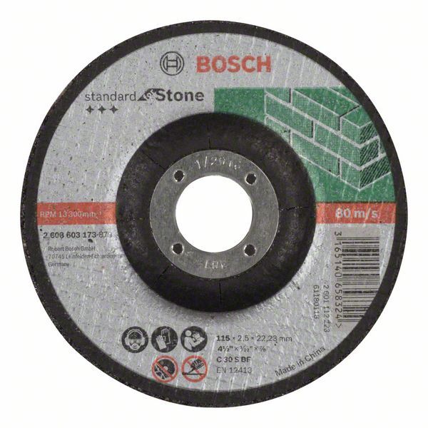 Disque à tronçonner à moyeu déporté Standard for Stone Bosch 2608603173