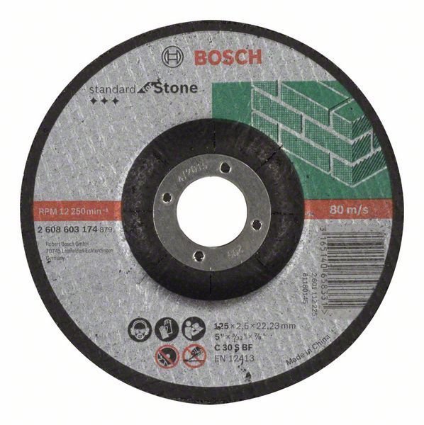 Disque à tronçonner à moyeu déporté Standard for Stone Bosch 2608603174