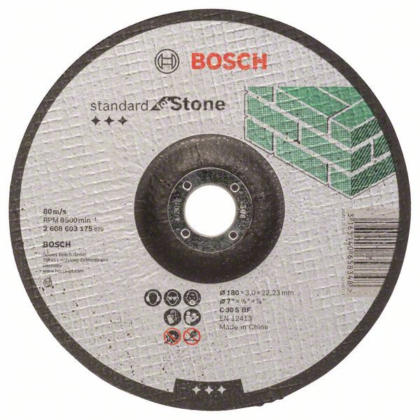 Disque à tronçonner à moyeu déporté Standard for Stone Bosch 2608603175