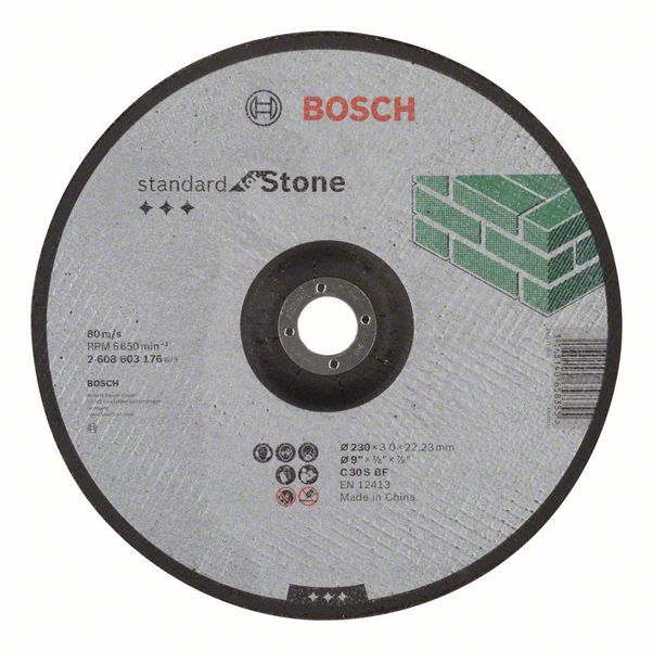 Disque à tronçonner à moyeu déporté Standard for Stone Bosch 2608603176