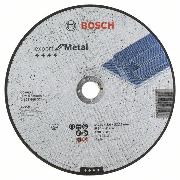 Disque à tronçonner à moyeu plat Expert for Metal Bosch 2608600324