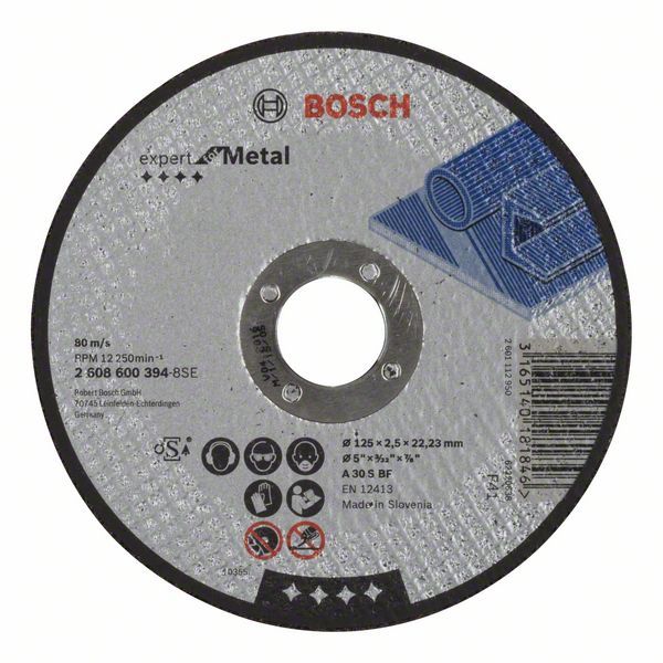 Disque à tronçonner à moyeu plat Expert for Metal Bosch 2608600394