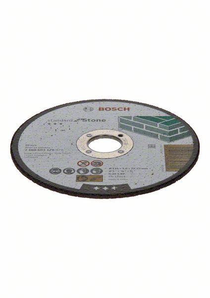 Disque à tronçonner à moyeu plat Standard for Stone Bosch 2608603178