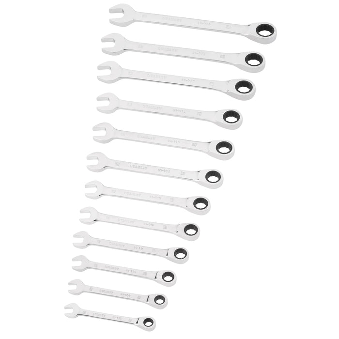 Clés Mixtes À Cliquet - 12 Pcs  Stanley STMT82847-0