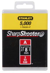 Agrafes Type A - En Boite Agrafes 10 mm - 3/8 Type A (1000) Stanley 1-TRA206T