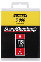 Agrafes Type A - En Boite Agrafes 10 mm - 3/8 Type A (5000) Stanley 1-TRA206-5T