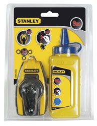 Kit Cordeau Traceur 9M Compact + Poudre 9m + biberon poudre bleue 113g Stanley STHT0-47244