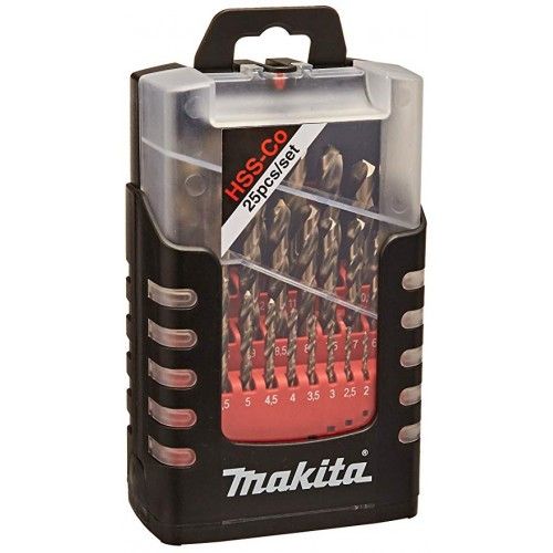 Coffret 25 Forets Metal Hss-Co Makita D-50479