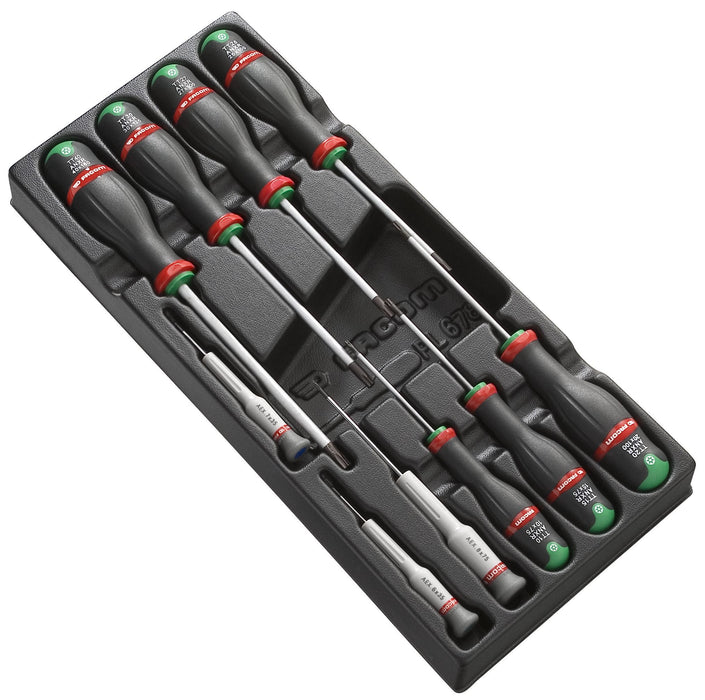 Modules de tournevis PROTWIST en plateau thermoformé MOD.AT6 Facom