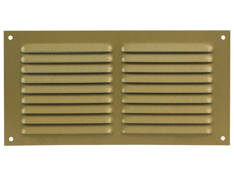 Grille de ventilation en aluminium 100x200 finition or AMIG20197