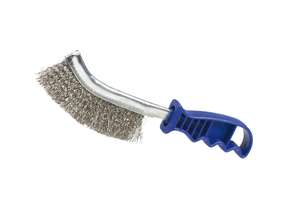 Brosse manuelle avec manche en plastique et avec fil de fer acier13727