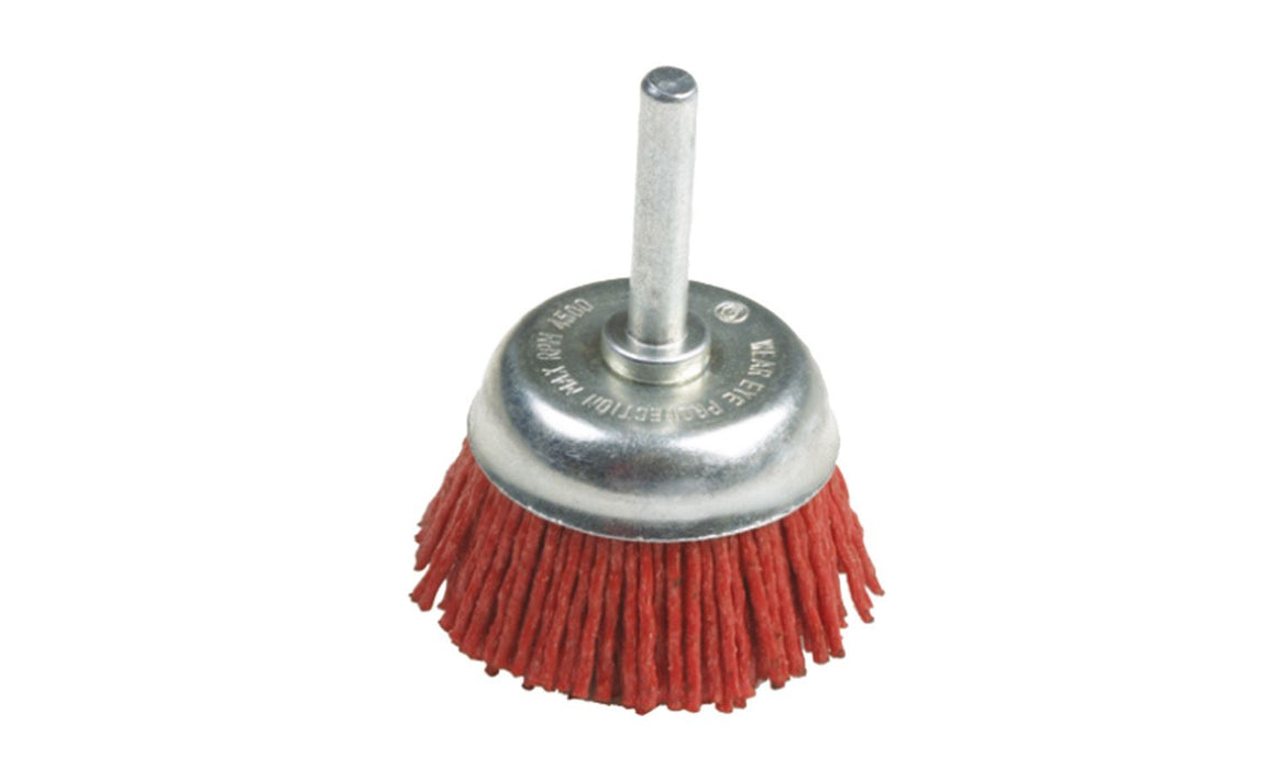 Brosse coupée avec nylon abrasif avec mandrin de fixation Ø6 13772