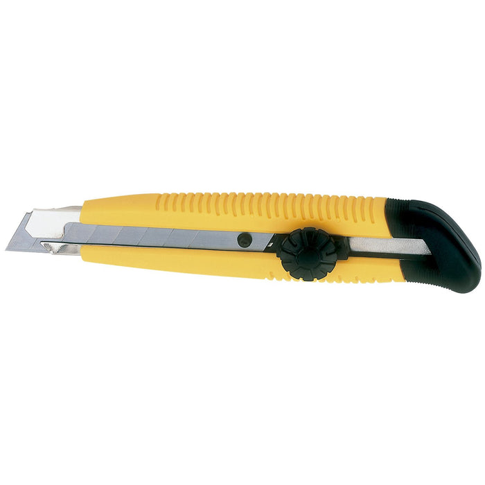 Cutter plastique renforcé avec frein. Inclus porte-lames ave 2799