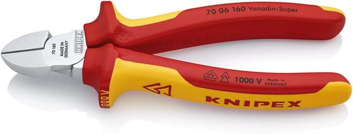 Pince coupante de côtémultiusage 160mm - 70 06 160 - Knipex