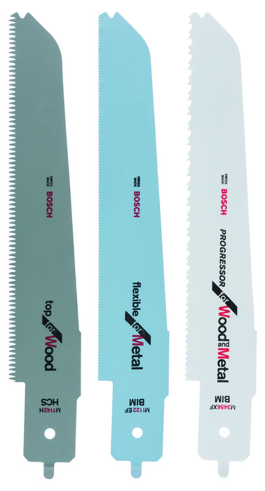 Set 3 Lames Scies Égoines Pfz500 Bosch 2608656934