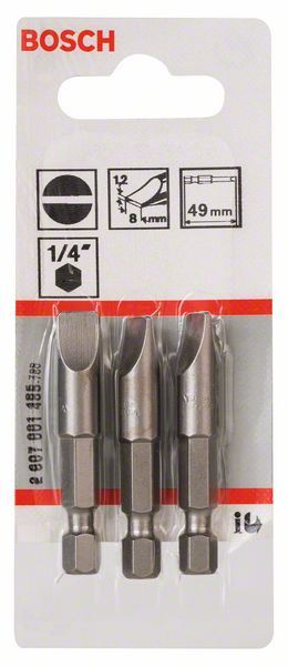 3 Embts XH 1,2X8,0mm 49mm Bosch 2607001485