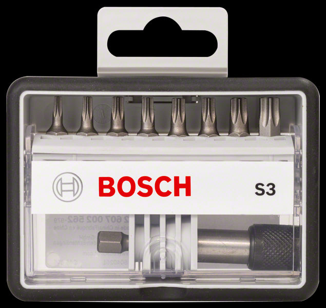 Set 8 Emb Torx 25 mm Extra Dur + 1 Bosch 2607002562