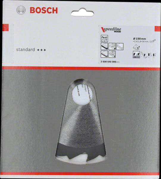 L Circul Speedline 190X30X2,6 12D Bosch 2608640800