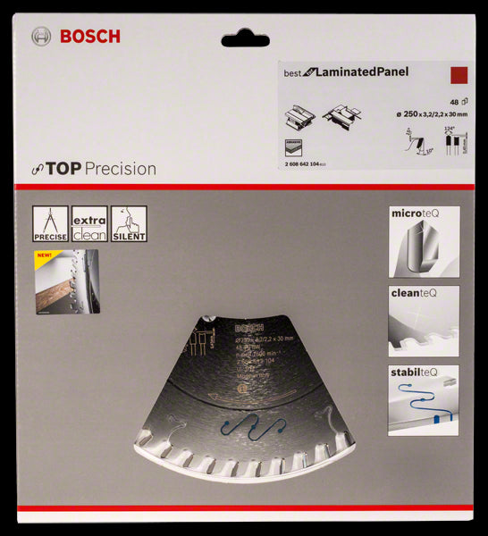 L Circul Top Lamine Abr 250X30X3,2 Bosch 2608642104